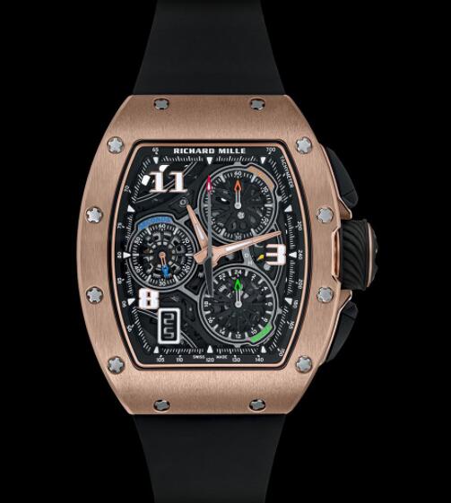 Replica Richard Mille RM 72-01 Lifestyle In-House Chronograph Red Gold Watch